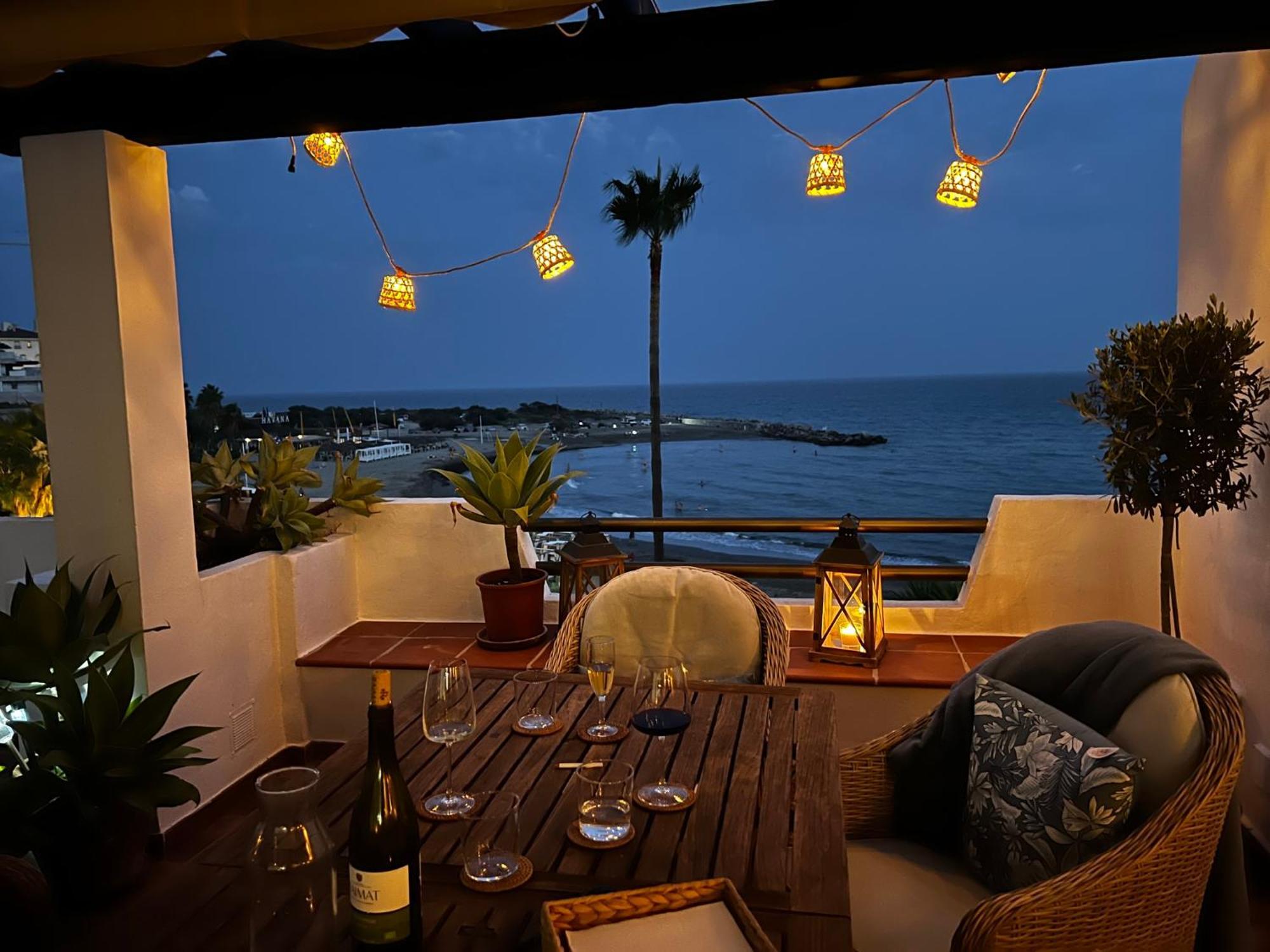 Playa Cristo Amazing Beach Terrace Appartment Estepona Exteriér fotografie
